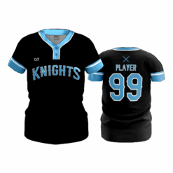 4869 WOMENS 2-BUTTON SCOOP NECK LYCRA MESH KNIGHTS-1