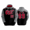 4872 UNISEX FLEECE HOODY LITTLE-RIOT-1