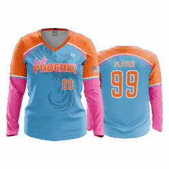 4874 WOMENS V NECK LONGSLEEVE LADY-PHOENIX-1