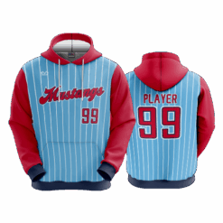 4875 UNISEX FLEECE HOODY MUSKINGUM-MUSTANGS-1