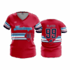 4875 WOMENS V NECK MUSKINGUM-MUSTANGS-2