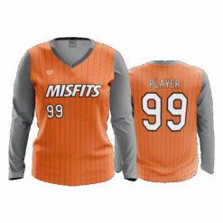 4876 WOMENS V NECK LONGSLEEVE MISFITS-2