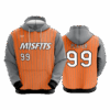 4876 UNISEX FLEECE HOODY MISFITS-2
