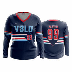 4882 WOMENS V NECK LONGSLEEVE V3LO-2