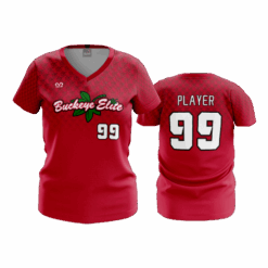 3303 WOMENS V NECK BUCKEYE-ELITE-1