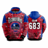 2535 UNISEX FLEECE HOODY ELECTROCUTIONERS-1