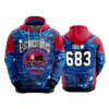 2535 UNISEX FLEECE HOODY ELECTROCUTIONERS-2