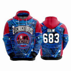 2535 UNISEX FLEECE HOODY ELECTROCUTIONERS-2