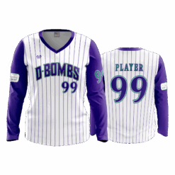 3879 WOMENS V NECK LONGSLEEVE D-BOMBS-1