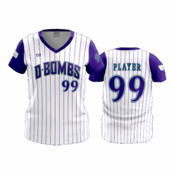 3879 WOMENS V NECK D-BOMBS-1