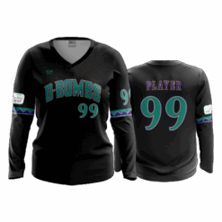 3879 WOMENS V NECK LONGSLEEVE D-BOMBS-2