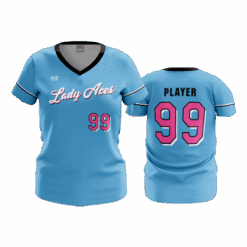 3150 WOMENS V NECK LADY-ACES-1