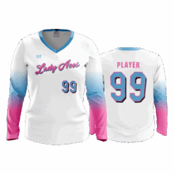 3150 WOMENS V NECK LONGSLEEVE LADY-ACES-2