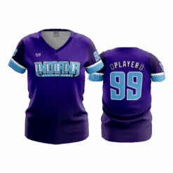 3879 WOMENS V NECK DROPPIN-BOMBS-1