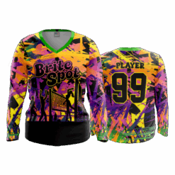3052 WOMENS V NECK LONGSLEEVE BRITE-SPOT
