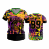 3052 WOMENS V NECK BRITE-SPOT
