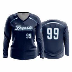 4883 WOMENS V NECK LONGSLEEVE LOUISVILLE-LEOPARDS-1