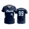 4883 WOMENS V NECK LOUISVILLE-LEOPARDS-1