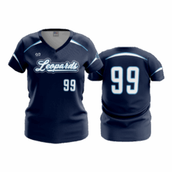 4883 WOMENS V NECK LOUISVILLE-LEOPARDS-1
