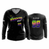 4885 WOMENS V NECK LONGSLEEVE VOODOO-207-1