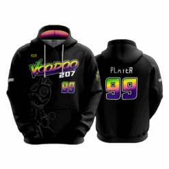 4885 UNISEX FLEECE HOODY VOODOO-207-1