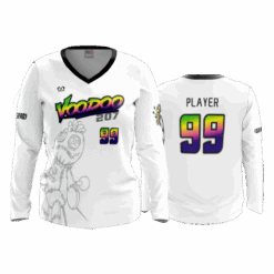 4885 WOMENS V NECK LONGSLEEVE VOODOO-207-2