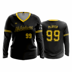 4884 WOMENS V NECK LONGSLEEVE NOTORIOUS-1