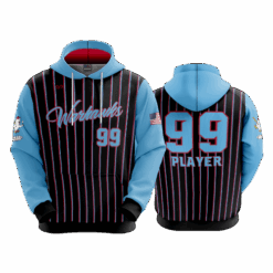 3983 UNISEX FLEECE HOODY WARHAWKS-DOUBLE-PIN-1
