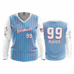 3983 WOMENS V NECK LONGSLEEVE WARHAWKS-DOUBLE-PIN-2