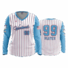 3983 WOMENS V NECK LONGSLEEVE WARHAWKS-DOUBLE-PIN-3