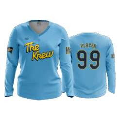 4893 WOMENS V NECK LONGSLEEVE THE-KREW-1