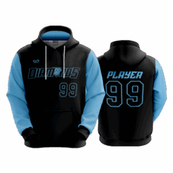 4106 UNISEX FLEECE HOODY DIAMONDS-FP-1