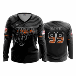 4914 WOMENS V NECK LONGSLEEVE TIGER-BOMB-1