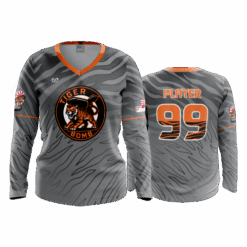 4914 WOMENS V NECK LONGSLEEVE TIGER-BOMB-2