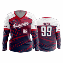 4910 WOMENS V NECK LONGSLEEVE RENEGADES-2