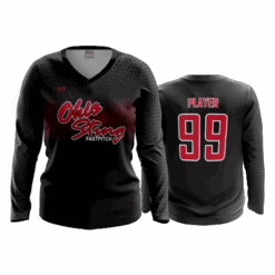 3296 WOMENS V NECK LONGSLEEVE OHIO-STING-1