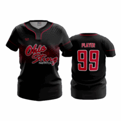 3296 WOMENS NO BUTTON SCOOP NECK OHIO-STING-1