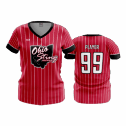 3296 WOMENS V NECK OHIO-STING-2