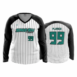 3301 WOMENS V NECK LONGSLEEVE SMASH-FP-2025-2