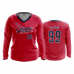 4908 WOMENS V NECK LONGSLEEVE VELOCITY-HEAT-4