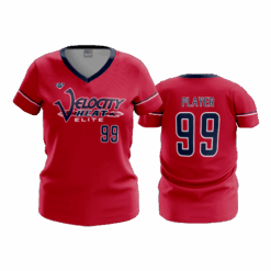 4908 WOMENS V NECK VELOCITY-HEAT-4