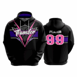 3809 UNISEX FLEECE HOODY THUNDER-FP-1