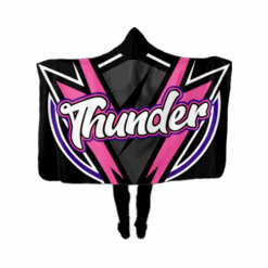 3809 UNISEX FAN WRAP HOODY THUNDER-FP-1