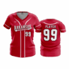 4911 WOMENS V NECK RAZORBACKS-1