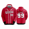 4911 UNISEX FLEECE HOODY RAZORBACKS-1