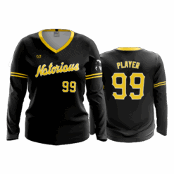 4884 WOMENS V NECK LONGSLEEVE NOTORIOUS-1