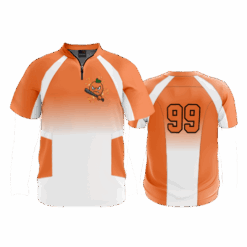 4915 UNISEX DERBY JACKET SHORT SLEEVE ORANGES