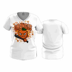 4915 WOMENS SPIRIT CREW NECK ORANGES