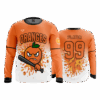 4915 MENS SPORT CREW NECK LONGSLEEVE ORANGES