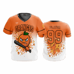 4915 MENS SPORT V NECK ORANGES